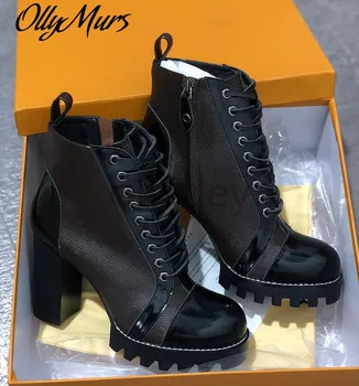 2020 New Autumn Winter Bootie Motorcycle Bota Shiny Leather Patchwork Hot New Arrival Boots Platform Boots Zapatoms Mujer
2020 New Autumn Winter Bootie Motorcycle Bota Shiny Leather Patchwork Hot New Arrival Boots Platform Boots Zapatoms Mujer