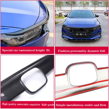 2018 for Honda Accord Front bumper trim 10th generation Accord Net bright bar in front cover Front body shovel trim
2018 for Honda Accord Front bumper trim 10th generation Accord Net bright bar in front cover Front body shovel trim