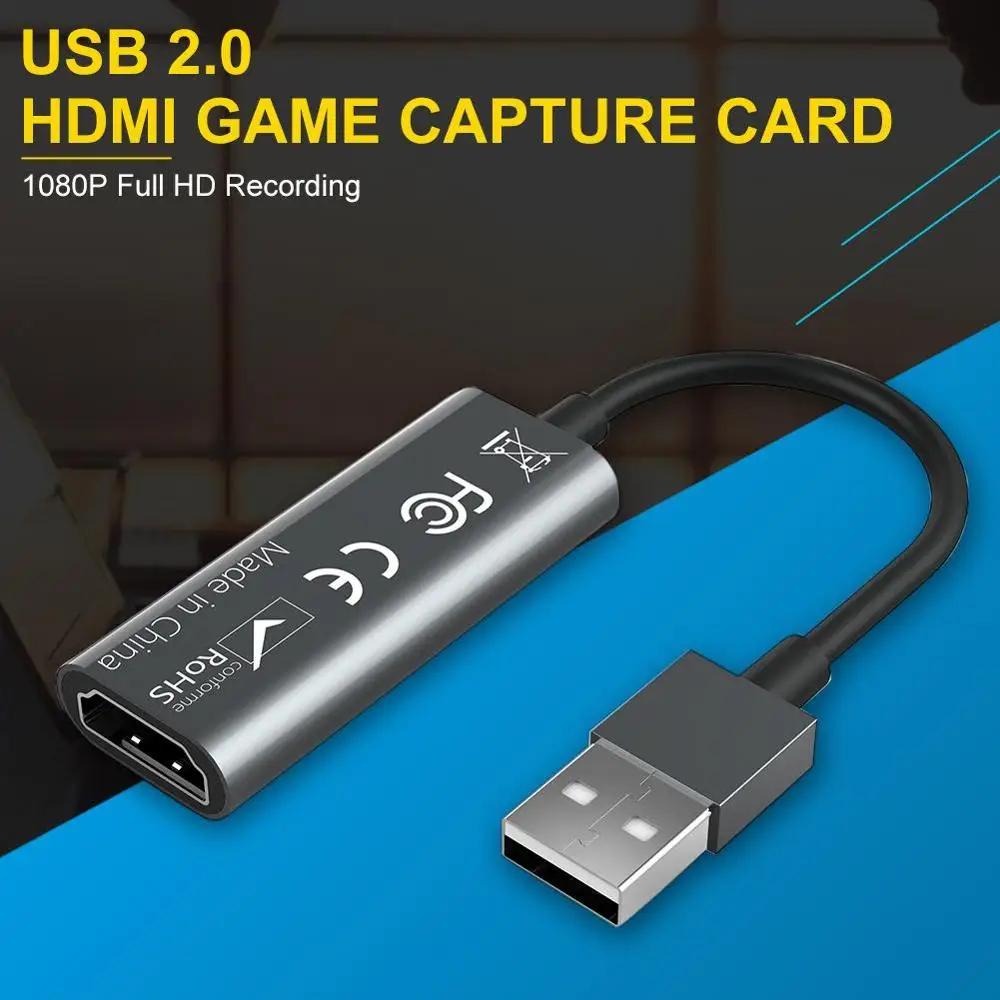 2 Type HDMI Video Capture Card USB 2.0 HDMI Record Box for PS4 Game DVD HD Camcorder Nintendo Switch Live Streaming
2 Type HDMI Video Capture Card USB 2.0 HDMI Record Box for PS4 Game DVD HD Camcorder Nintendo Switch Live Streaming