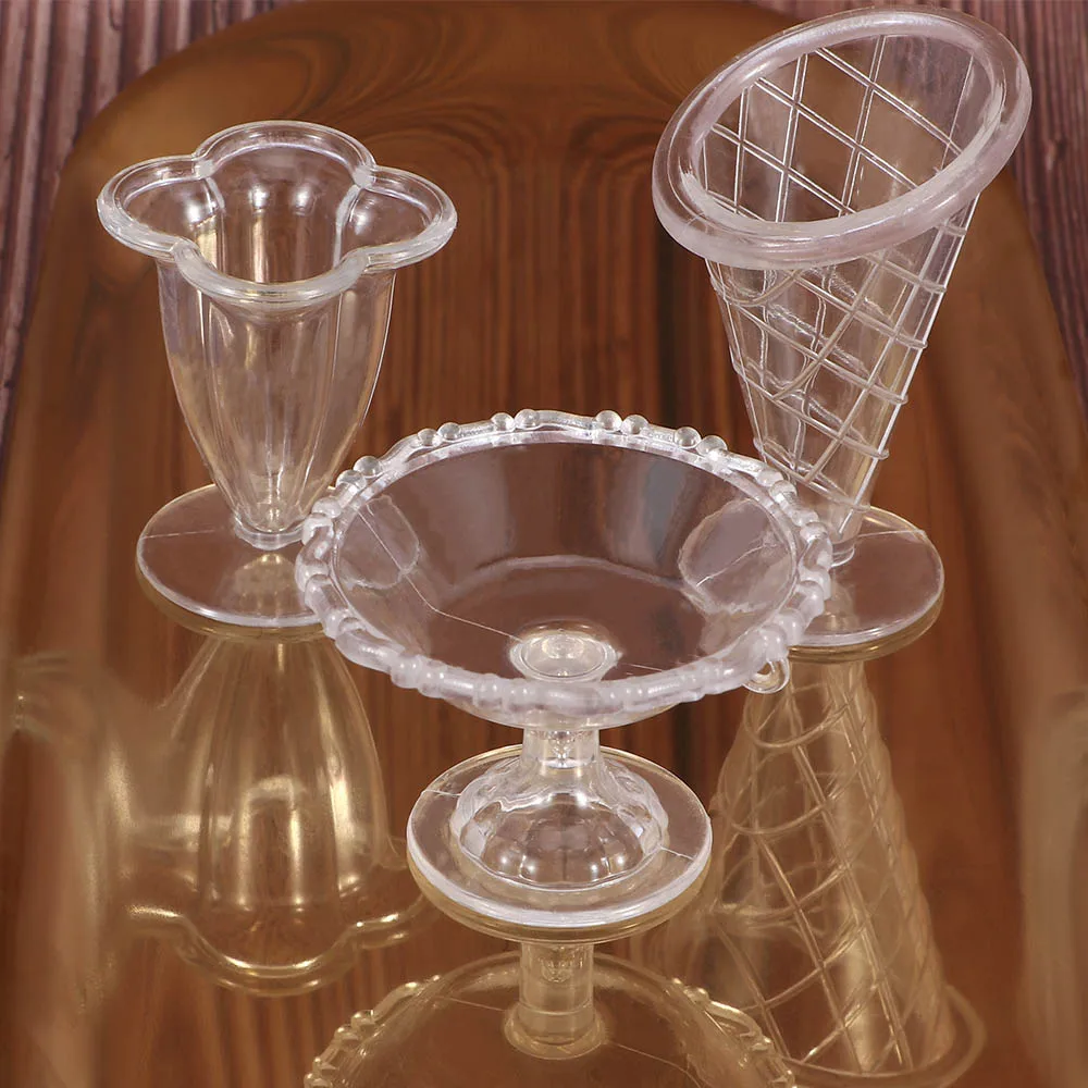 12Pcs/Set Transparent Doll House Cups Toy Mini Plastic Miniatures Tableware Ice cream sundae Cup Craft for Kids Gifts
12Pcs/Set Transparent Doll House Cups Toy Mini Plastic Miniatures Tableware Ice cream sundae Cup Craft for Kids Gifts