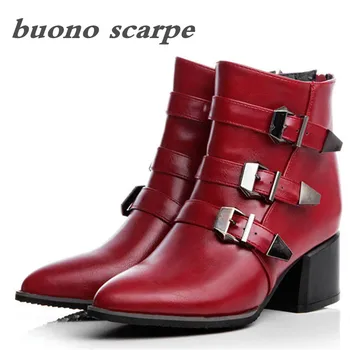 Female autumn new Martin pointed belt buckle zipper thickening boots
Female autumn new Martin pointed belt buckle zipper thickening boots