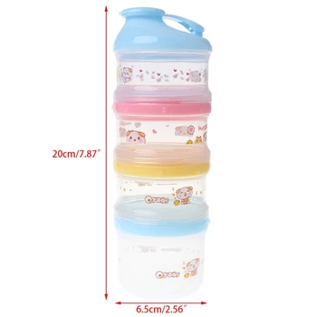 Baby Milk Powder Container Portable Formula Food Storage Cartoon 4 Layers Makeup QX2D
Baby Milk Powder Container Portable Formula Food Storage Cartoon 4 Layers Makeup QX2D