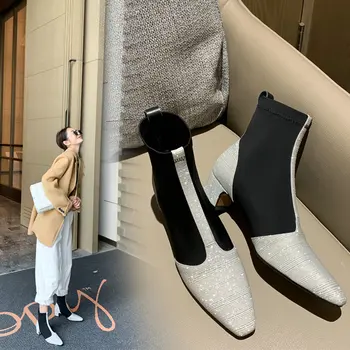 Fashion Glitter Genuine Leather Shoes For Women Pointed Toe High Heels Pumps 2020 Autumn Wedding Party Shoes Woman Heels
Fashion Glitter Genuine Leather Shoes For Women Pointed Toe High Heels Pumps 2020 Autumn Wedding Party Shoes Woman Heels