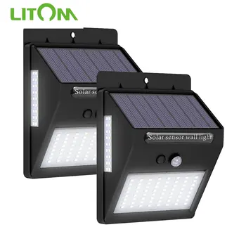 LITOM 100 LED Solar Light Outdoor Solar Lamp PIR Motion Sensor Wall Light Waterproof Solar Powered Sunlight for Garden Decor
LITOM 100 LED Solar Light Outdoor Solar Lamp PIR Motion Sensor Wall Light Waterproof Solar Powered Sunlight for Garden Decor