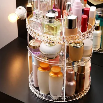 Rotating Acrylic Transparent Cosmetic Storage Box with Multi-layer for Daily Use DC112
Rotating Acrylic Transparent Cosmetic Storage Box with Multi-layer for Daily Use DC112