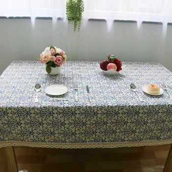 Blue and White China Table Cloth for Rectangular Square Table Linen Lace Edge Table Cloths for Home Wedding Table Decoration
Blue and White China Table Cloth for Rectangular Square Table Linen Lace Edge Table Cloths for Home Wedding Table Decoration