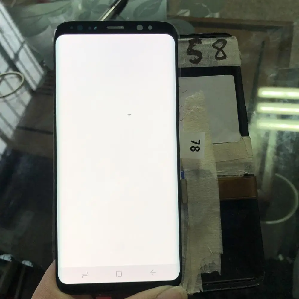 100% Original Super Amoled LCD For Samsung S8 G950 G950U G950F Display Touch Screen Digitizer Assembly With Frame With Black Dot
100% Original Super Amoled LCD For Samsung S8 G950 G950U G950F Display Touch Screen Digitizer Assembly With Frame With Black Dot