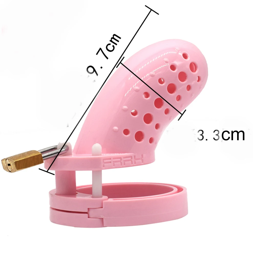 Porous Cock Cage With 5 Size Rings Plastic Male Chastity Device Brass Lock Number Tags Sex Toys Penis Ring Man sex Products Porous Cock Cage With 5 Size Rings Plastic Male Chastity Device Brass Lock Number Tags Sex Toys Penis Ring Man sex Products