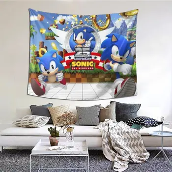 Sonic Pattern Wall Hanging Tapestry Cartoon Sonic Children Bedroom Wall Hanging Tapestry for Home Decor Beach Blanket Sleeping
Sonic Pattern Wall Hanging Tapestry Cartoon Sonic Children Bedroom Wall Hanging Tapestry for Home Decor Beach Blanket Sleeping