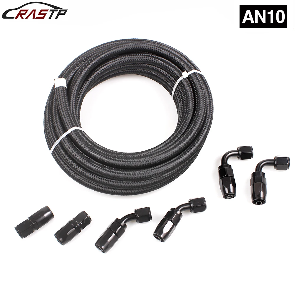 RASTP 3.6M Fuel Pipe Hose Kit Universal Stainless Steel Nylon Braided Oil Braided Universal CPE 6 Rotary Joint HR017-AN10
RASTP 3.6M Fuel Pipe Hose Kit Universal Stainless Steel Nylon Braided Oil Braided Universal CPE 6 Rotary Joint HR017-AN10