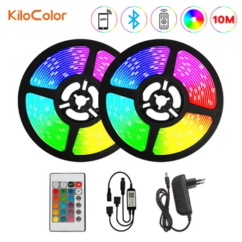 Led Strip Light SMD 5050 RGB Bluetooth Controller Diode Flexible Ribbon Waterproof 10M 24Key IR Controller APP Control
Led Strip Light SMD 5050 RGB Bluetooth Controller Diode Flexible Ribbon Waterproof 10M 24Key IR Controller APP Control
