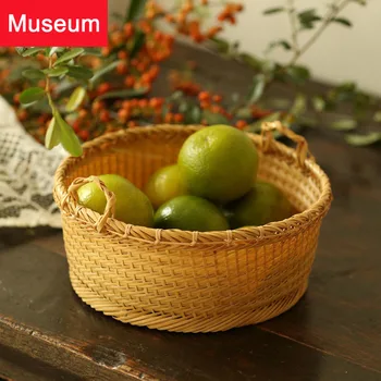 Bamboo Compote Fruit Basket Small Bamboo Weaving Circle Dustpan Small Bamboo Weaving Snacks Do Guo Die A Snack Basket Small
Bamboo Compote Fruit Basket Small Bamboo Weaving Circle Dustpan Small Bamboo Weaving Snacks Do Guo Die A Snack Basket Small