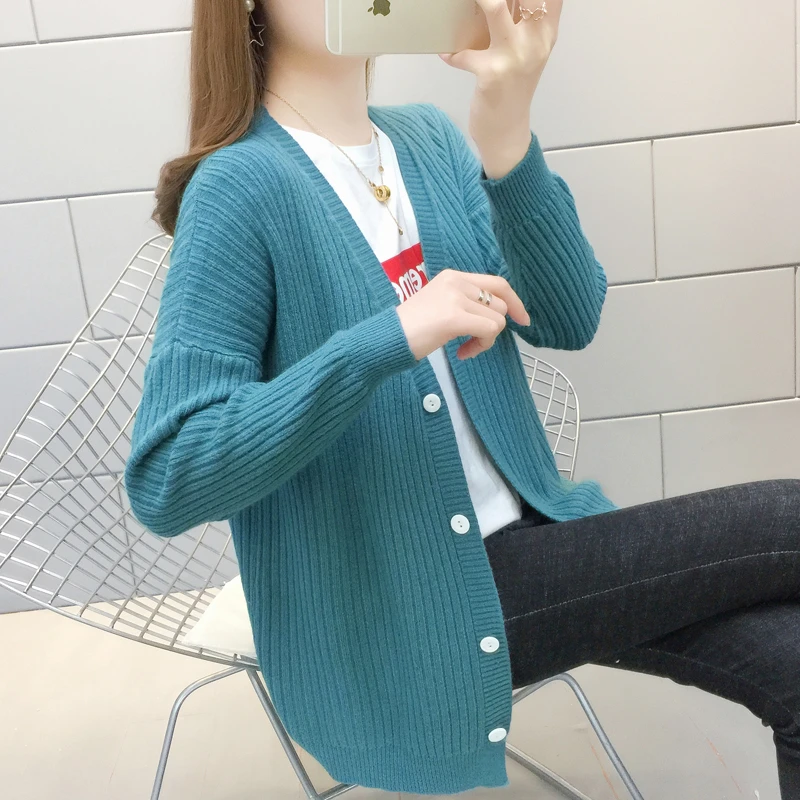 Women Knitted Cardigan Spring Autumn Solid Sweater Cut Out Buttons Long Sleeve Ladies pink Sweaters Knitting Cardigan Mujer
Women Knitted Cardigan Spring Autumn Solid Sweater Cut Out Buttons Long Sleeve Ladies pink Sweaters Knitting Cardigan Mujer