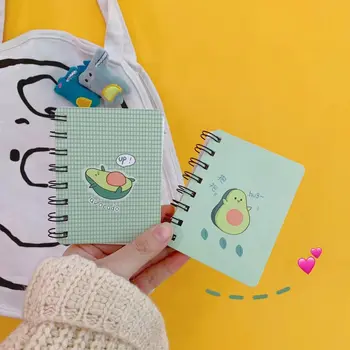 1 pc Cute Cartoon Mini Coil Notebook Small Avocado Pocket Student Portable Book Learning Stationery School Office Supplies
1 pc Cute Cartoon Mini Coil Notebook Small Avocado Pocket Student Portable Book Learning Stationery School Office Supplies