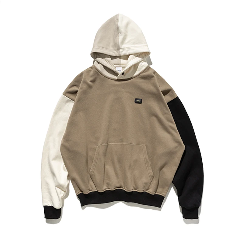 2019 New High Street Winter OVERSIZE Contrast Color Men Fashion Hoodies Block Color Patchwork Loose Fleece Pullover Outwear Tops
2019 New High Street Winter OVERSIZE Contrast Color Men Fashion Hoodies Block Color Patchwork Loose Fleece Pullover Outwear Tops