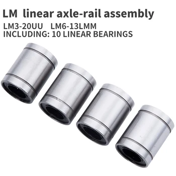 10pcs/lot Linear Bushing 8mm CNC Linear Bearings for Rods Liner Rail Linear Shaft parts LM8UU LM10UU LM16UU LM6UU LM12UU LM3UU
10pcs/lot Linear Bushing 8mm CNC Linear Bearings for Rods Liner Rail Linear Shaft parts LM8UU LM10UU LM16UU LM6UU LM12UU LM3UU