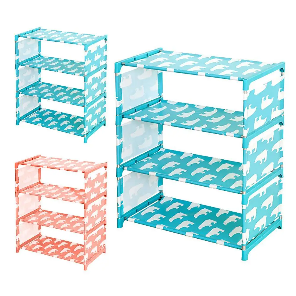 3/4 Layers Cute Bear Home Non-Woven Cloth Shoes Storage Rack Shelf Organizer
3/4 Layers Cute Bear Home Non-Woven Cloth Shoes Storage Rack Shelf Organizer