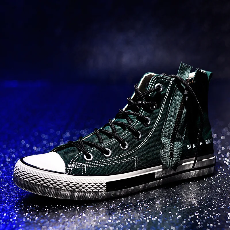 2019 Summer Zipper Black And White with Pattern Retro-Style Canvas Shoes Hight-top MEN'S SHOES Fashion Hight-top Board Shoe
2019 Summer Zipper Black And White with Pattern Retro-Style Canvas Shoes Hight-top MEN'S SHOES Fashion Hight-top Board Shoe