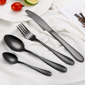 2018 Black Cutlery Set 304 Stainless Steel Dinnerware Set Knife Western Portable Dinner Tableware Set Drop Ship
2018 Black Cutlery Set 304 Stainless Steel Dinnerware Set Knife Western Portable Dinner Tableware Set Drop Ship