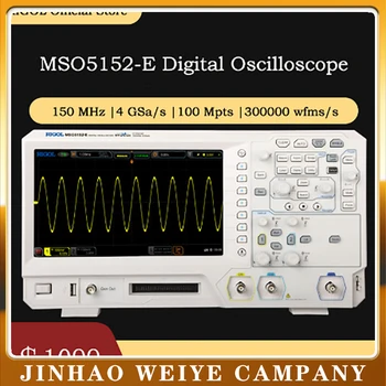 Rigol MSO5152-E 150 mhz digital osciloscópio 2 canais analógicos 16 canais digitais usb oscilloscope
Rigol MSO5152-E 150 mhz digital osciloscópio 2 canais analógicos 16 canais digitais usb oscilloscope