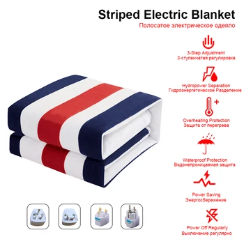 Blankets Heated Blanket 220 V 2 Body 150*180cm Double Control Electric Blanket Small Printed Manta Electrica Bed Warmer Pad
Blankets Heated Blanket 220 V 2 Body 150*180cm Double Control Electric Blanket Small Printed Manta Electrica Bed Warmer Pad