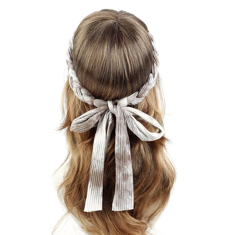 Fashion Women Braid Knitted Twist Hairband Elastic Solid Color Head Wrap Bandage Handmade Turban Bohemia Headwear Accessories
Fashion Women Braid Knitted Twist Hairband Elastic Solid Color Head Wrap Bandage Handmade Turban Bohemia Headwear Accessories