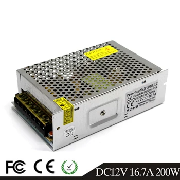 Single Output Small Volume 200W 12V 16.7A Switching Power Supply Transformers AC110V 220V TO DC12V SMPS for Led CCTV 3D Printer
Single Output Small Volume 200W 12V 16.7A Switching Power Supply Transformers AC110V 220V TO DC12V SMPS for Led CCTV 3D Printer