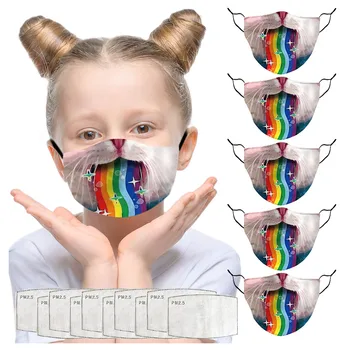 5pcs Children's Face Mask Unisex Reusable Breathable With Filters Masks Mouth Muffle Adjustable Windproof Protective Mask Masque
5pcs Children's Face Mask Unisex Reusable Breathable With Filters Masks Mouth Muffle Adjustable Windproof Protective Mask Masque