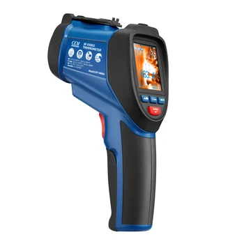 CEM Degrees Celsius Colorful Display High Temperature Infrared Laser Thermometer
CEM Degrees Celsius Colorful Display High Temperature Infrared Laser Thermometer