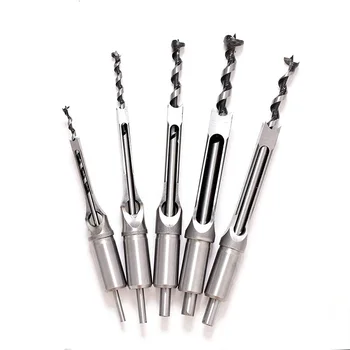 Woodworking Square Drill Bits Set, Wood Mortising Chisel Countersink Bits Woodworker Hole Saw Power Tool Kits, Set of 5
Woodworking Square Drill Bits Set, Wood Mortising Chisel Countersink Bits Woodworker Hole Saw Power Tool Kits, Set of 5