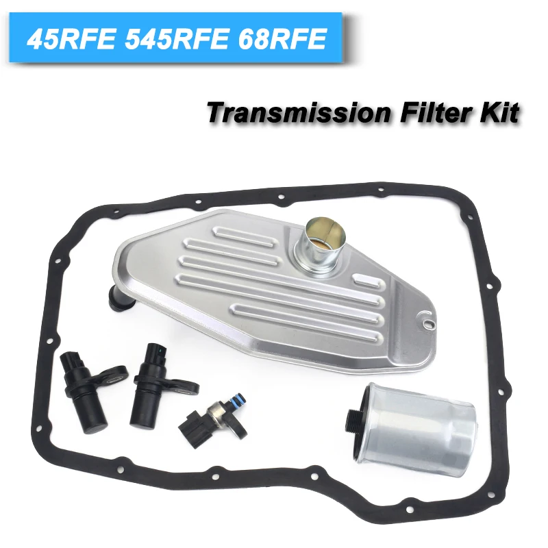 45RFE 545RFE 68RFE Transmission Sensors SET With 4WD / 4X4 Filter Kit Pan Gasket 1999-UP For CHRYSLER/DODGE/JEEP/DODGE
45RFE 545RFE 68RFE Transmission Sensors SET With 4WD / 4X4 Filter Kit Pan Gasket 1999-UP For CHRYSLER/DODGE/JEEP/DODGE