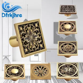 Antique Brass Floor Drains Classical Nickel Bathroom 10cm Shower Deodorant Square Floor Waste Drain Strainer Cover Grate
Antique Brass Floor Drains Classical Nickel Bathroom 10cm Shower Deodorant Square Floor Waste Drain Strainer Cover Grate
