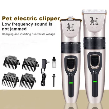 Pet Shaver Clippers Low Noise Rechargeable Cordless Electric Hair Clippers 4 guard combs(3mm/6mm/9mm/12mm)
Pet Shaver Clippers Low Noise Rechargeable Cordless Electric Hair Clippers 4 guard combs(3mm/6mm/9mm/12mm)