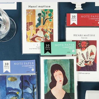 Mr Paper 30pcs/Pack 3 Designs Live Refined Life Ins Artsy Style Oil Painting Sticky Notes Minimalist Write Down Points Memo Pads
Mr Paper 30pcs/Pack 3 Designs Live Refined Life Ins Artsy Style Oil Painting Sticky Notes Minimalist Write Down Points Memo Pads