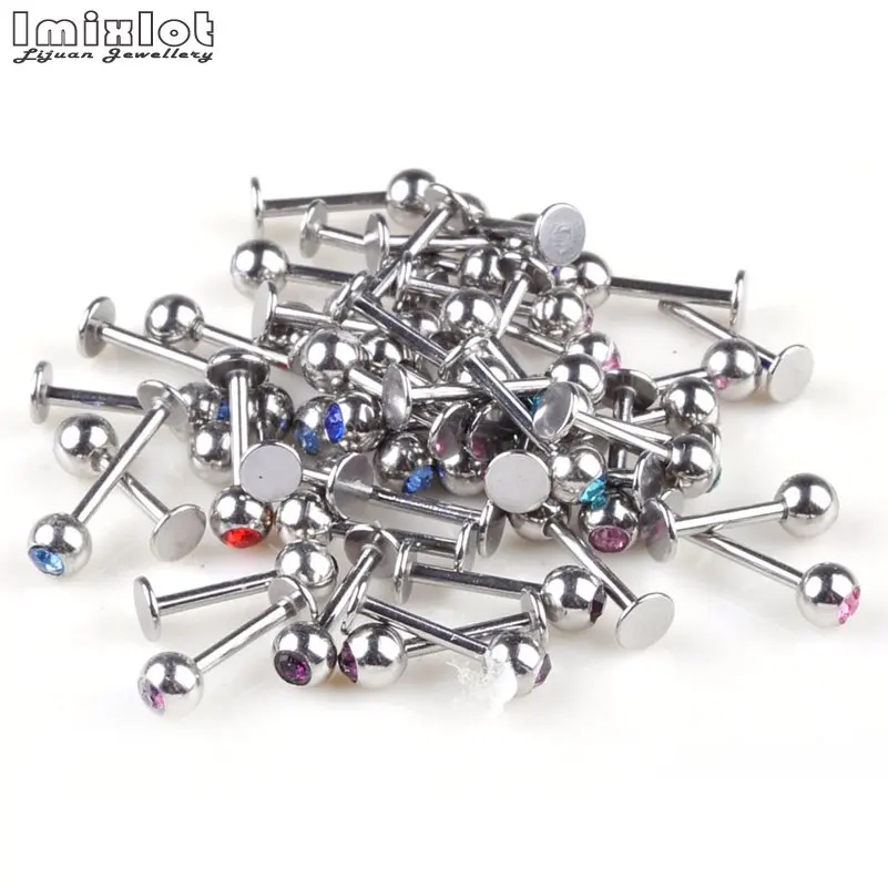 20Pcs 16G Labret Tragus Cartilage Earring Punk Crystal Ball Tragus Lip Ring Monroe Ear Cartilage Earring Piercing Body Jewelry 
20Pcs 16G Labret Tragus Cartilage Earring Punk Crystal Ball Tragus Lip Ring Monroe Ear Cartilage Earring Piercing Body Jewelry