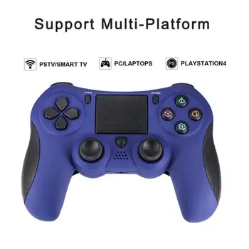 Bluetooth Wireless Joystick Gamepad for PS4 Console Portable RGB Controller w/Speaker Earphone Hole for PS4 Pro/PS4 Slim Console
Bluetooth Wireless Joystick Gamepad for PS4 Console Portable RGB Controller w/Speaker Earphone Hole for PS4 Pro/PS4 Slim Console