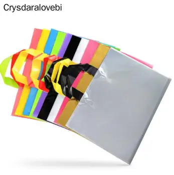 4 sizes 50pcs Large Gift Packaging Bag,Boutique Cloth packing plastic gift bag with handle White blue purple shopping bag
4 sizes 50pcs Large Gift Packaging Bag,Boutique Cloth packing plastic gift bag with handle White blue purple shopping bag