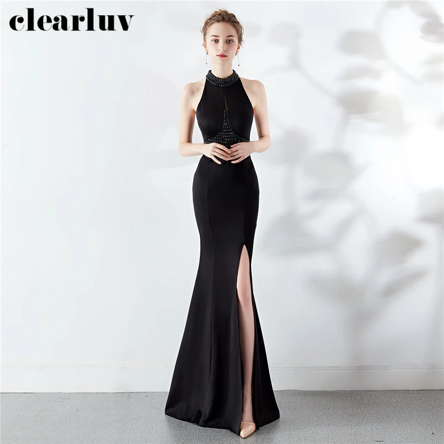 Halter Split Formal Dress Stylish Plus Size Robe De Soiree DX282-3 2019 Elegant Beading Women Party Dresses Long Evening Dresses
Halter Split Formal Dress Stylish Plus Size Robe De Soiree DX282-3 2019 Elegant Beading Women Party Dresses Long Evening Dresses