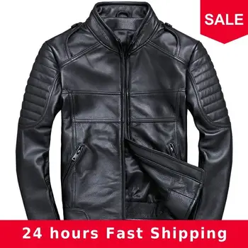 2020 Black Men American Style Motorcycle Leather Jacket Large Size XXXXXL Genuine Cowhide Autumn Slim Fit Biker's Leather Coat
2020 Black Men American Style Motorcycle Leather Jacket Large Size XXXXXL Genuine Cowhide Autumn Slim Fit Biker's Leather Coat