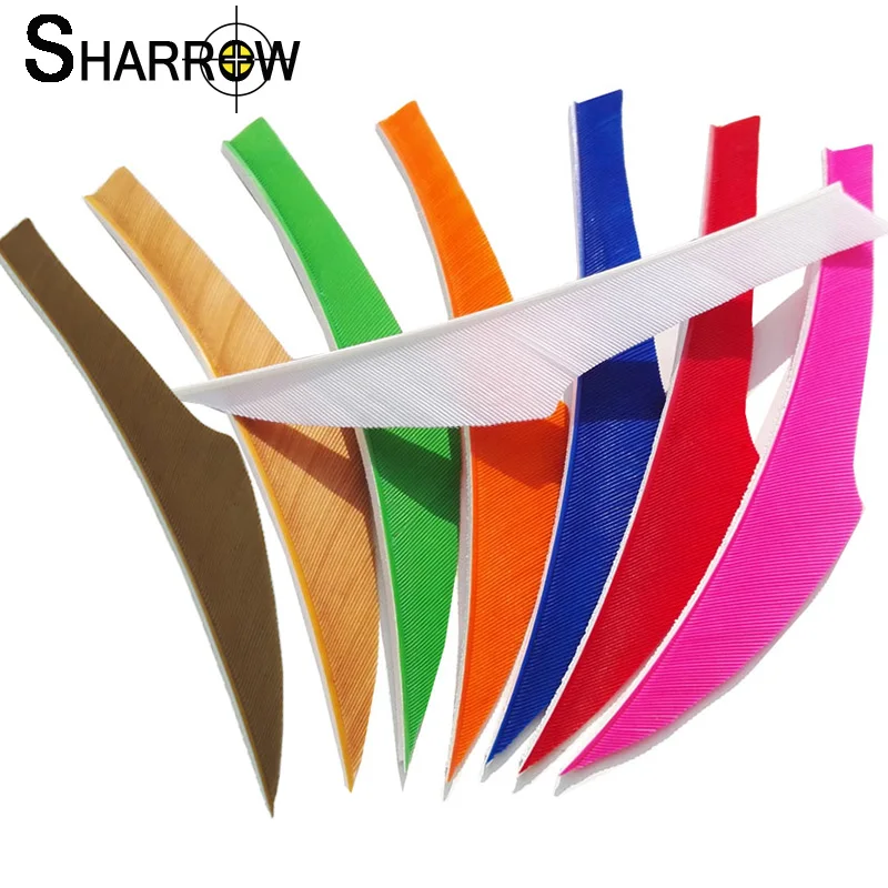 50pcs Archery 4 Inch Arrow Turkey Feather Right Wing 8 Colors Shield DIY Feather for Bow and Arrow Shooting Hunting Accessories 
50pcs Archery 4 Inch Arrow Turkey Feather Right Wing 8 Colors Shield DIY Feather for Bow and Arrow Shooting Hunting Accessories