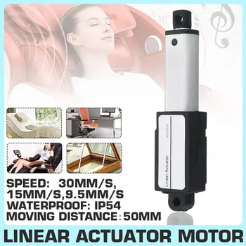 DC 12V Aluminum Alloy 50mm Stroke Micro Linear Actuators Linear Actuator Electric Mini Linear Motor 30mm/s 15mm/s 9.5mm/s
DC 12V Aluminum Alloy 50mm Stroke Micro Linear Actuators Linear Actuator Electric Mini Linear Motor 30mm/s 15mm/s 9.5mm/s
