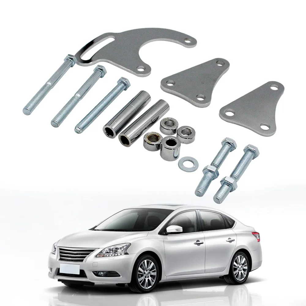 Power Steering Pump Bracket Polished Aluminum Car Accessories for SB Chevy LWP SBC Long Water Pump 350
Power Steering Pump Bracket Polished Aluminum Car Accessories for SB Chevy LWP SBC Long Water Pump 350