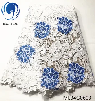 BEAUTIFICAL Gurpure lace fabrics New design embroidery flowers water soluble lace fabric with beads for dress 5yards ML34G06
BEAUTIFICAL Gurpure lace fabrics New design embroidery flowers water soluble lace fabric with beads for dress 5yards ML34G06