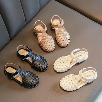 Spring Summer Sandals Girls Princess Soft Children Half Sandals Kids Flat Shoes Breathable Hollow Cut-outs 21-35
Spring Summer Sandals Girls Princess Soft Children Half Sandals Kids Flat Shoes Breathable Hollow Cut-outs 21-35