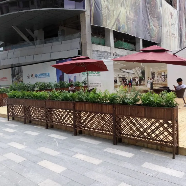 Outdoor Balcony Partition Pergola Restaurant Partition Planter Carbonated Wood Preservative Flower Box Solid Wood of Fence Fence
Outdoor Balcony Partition Pergola Restaurant Partition Planter Carbonated Wood Preservative Flower Box Solid Wood of Fence Fence