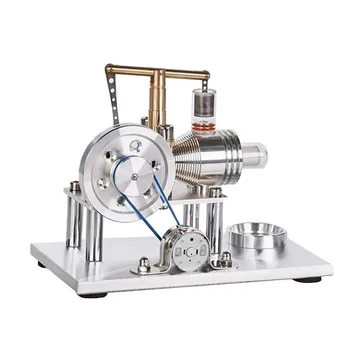 Hot Air Stirling Engine Motor Model Educational Toy Electricity Generator
Hot Air Stirling Engine Motor Model Educational Toy Electricity Generator