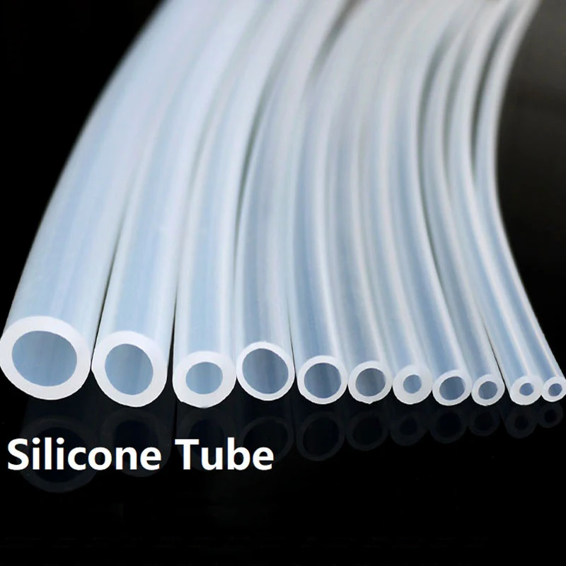 

3/5 Meters Silicone hose Transparent Food Grade pipe 2mm 4mm 6mm 8mm10mm 12mm pipe Rubber hose Aquarium Soft Tubing Hose