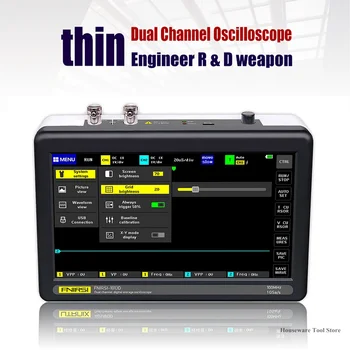 Tablet Digital Oscilloscope Mini Dual Channel 100M Bandwidth 1GS Sampling Rate FNIRSI-1013D Digital Tablet Oscilloscopes New
Tablet Digital Oscilloscope Mini Dual Channel 100M Bandwidth 1GS Sampling Rate FNIRSI-1013D Digital Tablet Oscilloscopes New
