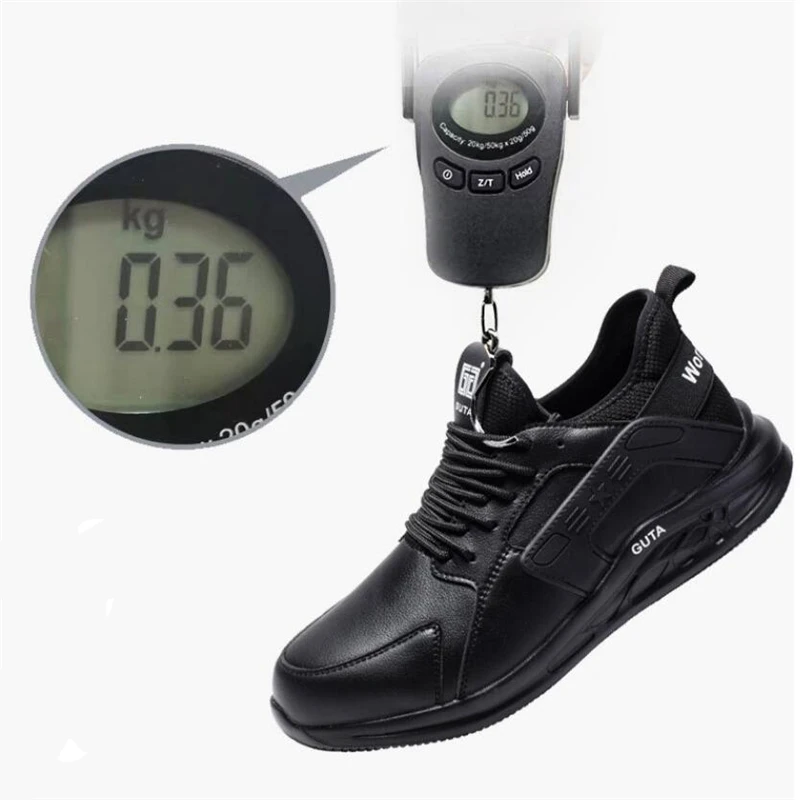 Four Seasons Men Steel Toe Safety Shoes Non-slip Working Security Protection Footwear Breathable Lightweight Durable Black Boots
Four Seasons Men Steel Toe Safety Shoes Non-slip Working Security Protection Footwear Breathable Lightweight Durable Black Boots
