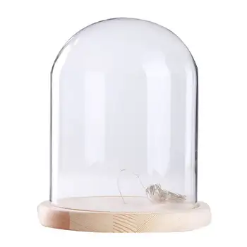 Glass Vase LED Glass Dome Display Globe Box Bottles W/Wooden Base Flower Landscape Holder Fairy Night Light Decor for Wedding
Glass Vase LED Glass Dome Display Globe Box Bottles W/Wooden Base Flower Landscape Holder Fairy Night Light Decor for Wedding